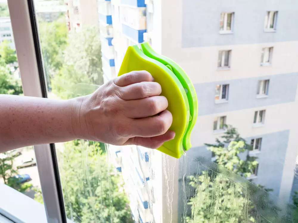 limpar janelas de apartamento