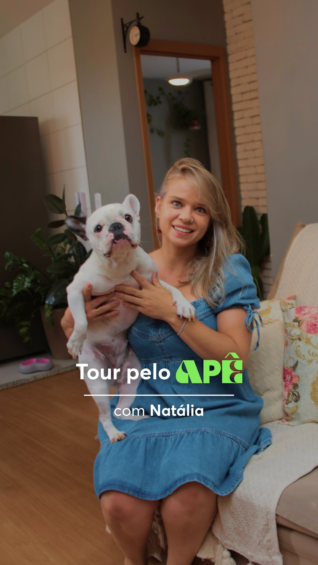 Hoje é dia de conhecer o apê da Natália, do @novoape202 .