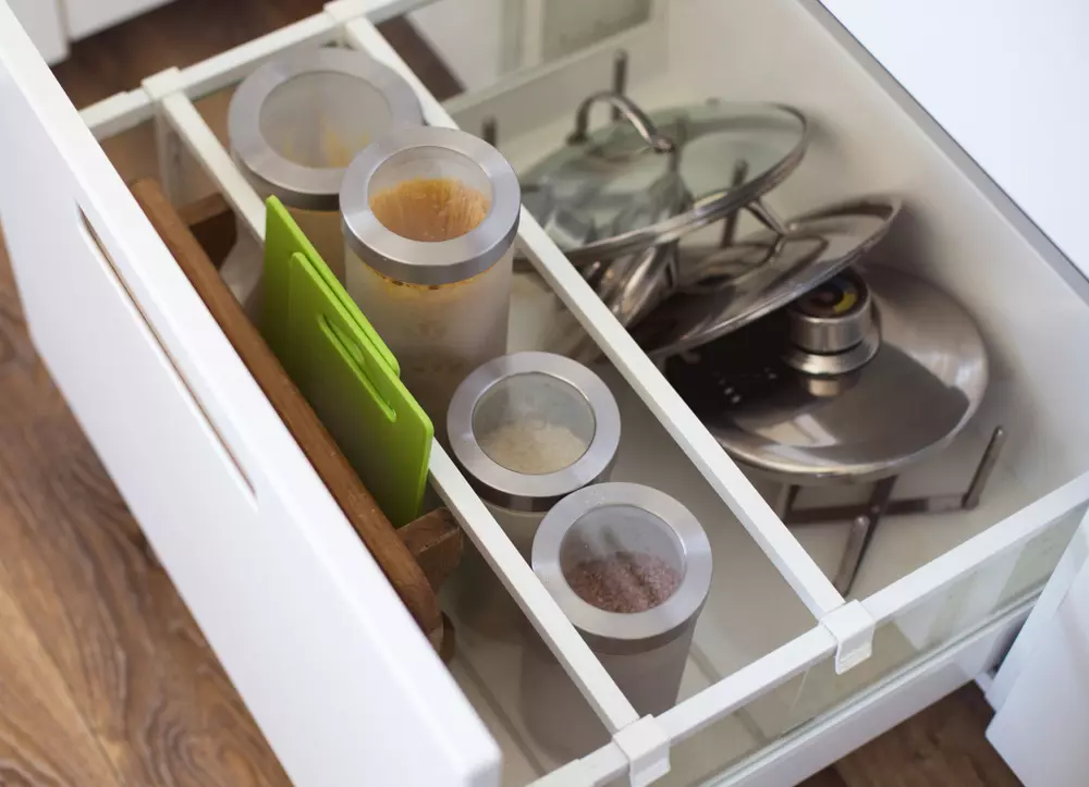 organizar gavetas da cozinha