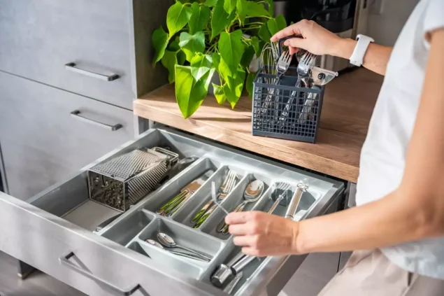 organizar gavetas da cozinha