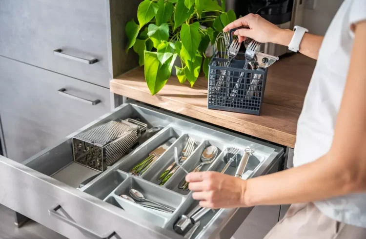 organizar gavetas da cozinha