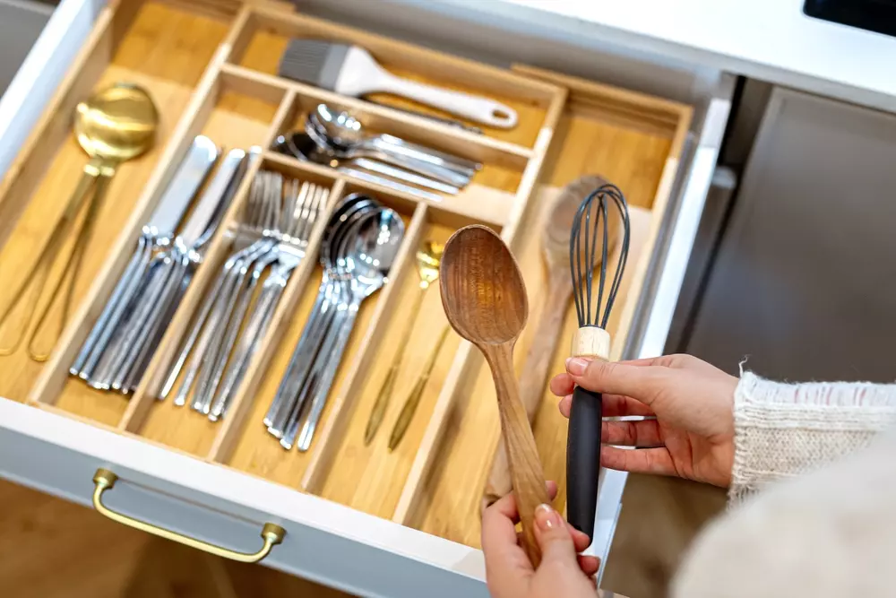 organizar gavetas da cozinha